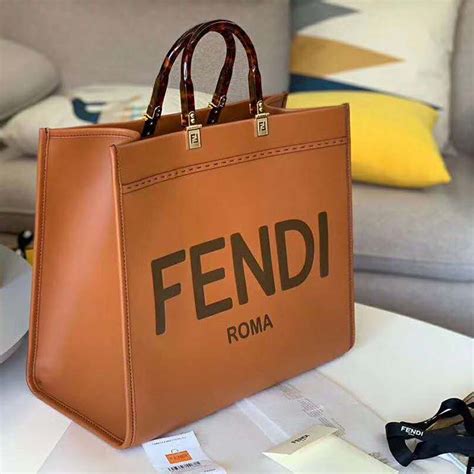 fendi bag brown leather|fendi roma purse.